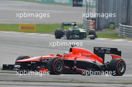 Jules Bianchi (FRA) Marussia F1 Team MR02. 24.03.2013. Formula 1 World Championship, Rd 2, Malaysian Grand Prix, Sepang, Malaysia, Sunday.