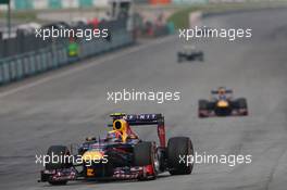 Mark Webber (AUS) Red Bull Racing RB9. 24.03.2013. Formula 1 World Championship, Rd 2, Malaysian Grand Prix, Sepang, Malaysia, Sunday.