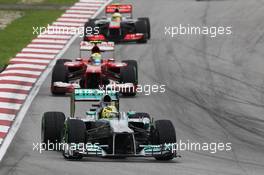 Nico Rosberg (GER) Mercedes AMG F1 W04. 24.03.2013. Formula 1 World Championship, Rd 2, Malaysian Grand Prix, Sepang, Malaysia, Sunday.