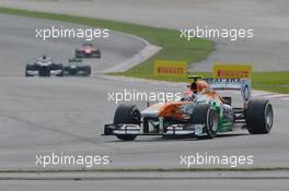 Adrian Sutil (GER) Sahara Force India VJM06. 24.03.2013. Formula 1 World Championship, Rd 2, Malaysian Grand Prix, Sepang, Malaysia, Sunday.