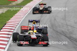 Sergio Perez (MEX) McLaren MP4-28. 24.03.2013. Formula 1 World Championship, Rd 2, Malaysian Grand Prix, Sepang, Malaysia, Sunday.