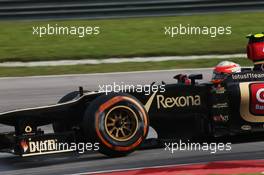 Romain Grosjean (FRA) Lotus F1 E21. 24.03.2013. Formula 1 World Championship, Rd 2, Malaysian Grand Prix, Sepang, Malaysia, Sunday.