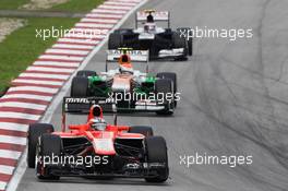 Jules Bianchi (FRA) Marussia F1 Team MR02. 24.03.2013. Formula 1 World Championship, Rd 2, Malaysian Grand Prix, Sepang, Malaysia, Sunday.