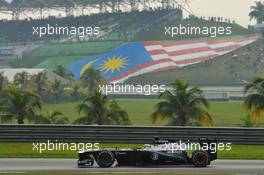 Pastor Maldonado (VEN) Williams FW35. 24.03.2013. Formula 1 World Championship, Rd 2, Malaysian Grand Prix, Sepang, Malaysia, Sunday.