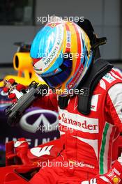 Fernando Alonso (ESP) Ferrari in parc ferme. 23.03.2013. Formula 1 World Championship, Rd 2, Malaysian Grand Prix, Sepang, Malaysia, Saturday.