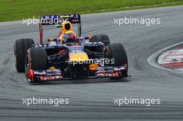 Mark Webber (AUS) Red Bull Racing RB9. 23.03.2013. Formula 1 World Championship, Rd 2, Malaysian Grand Prix, Sepang, Malaysia, Saturday.
