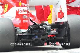 Ferrari F138 rear diffuser.