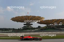 Jules Bianchi (FRA) Marussia F1 Team MR02. 23.03.2013. Formula 1 World Championship, Rd 2, Malaysian Grand Prix, Sepang, Malaysia, Saturday.