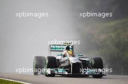 Lewis Hamilton (GBR) Mercedes AMG F1 W04. 23.03.2013. Formula 1 World Championship, Rd 2, Malaysian Grand Prix, Sepang, Malaysia, Saturday.
