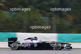 Valtteri Bottas (FIN) Williams FW35. 23.03.2013. Formula 1 World Championship, Rd 2, Malaysian Grand Prix, Sepang, Malaysia, Saturday.
