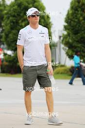 Nico Rosberg (GER) Mercedes AMG F1. 24.03.2013. Formula 1 World Championship, Rd 2, Malaysian Grand Prix, Sepang, Malaysia, Sunday.