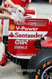 Ferrari F138 rear wing. 21.03.2013. Formula 1 World Championship, Rd 2, Malaysian Grand Prix, Sepang, Malaysia, Thursday.