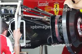 Ferrari F138 front suspension detail. 21.03.2013. Formula 1 World Championship, Rd 2, Malaysian Grand Prix, Sepang, Malaysia, Thursday.