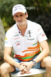 Adrian Sutil (GER) Sahara Force India F1. 21.03.2013. Formula 1 World Championship, Rd 2, Malaysian Grand Prix, Sepang, Malaysia, Thursday.