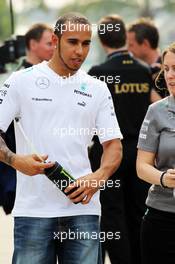 Lewis Hamilton (GBR) Mercedes AMG F1. 21.03.2013. Formula 1 World Championship, Rd 2, Malaysian Grand Prix, Sepang, Malaysia, Thursday.