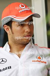 Sergio Perez (MEX) McLaren. 21.03.2013. Formula 1 World Championship, Rd 2, Malaysian Grand Prix, Sepang, Malaysia, Thursday.