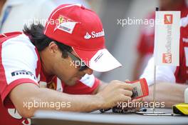 Felipe Massa (BRA) Ferrari. 20.09.2013. Formula 1 World Championship, Rd 13, Singapore Grand Prix, Singapore, Singapore, Practice Day.