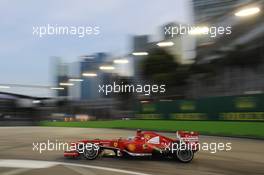Fernando Alonso (ESP) Ferrari F138. 20.09.2013. Formula 1 World Championship, Rd 13, Singapore Grand Prix, Singapore, Singapore, Practice Day.