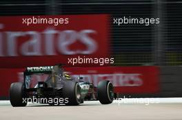 Lewis Hamilton (GBR) Mercedes AMG F1 W04. 20.09.2013. Formula 1 World Championship, Rd 13, Singapore Grand Prix, Singapore, Singapore, Practice Day.