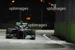 Lewis Hamilton (GBR) Mercedes AMG F1 W04. 20.09.2013. Formula 1 World Championship, Rd 13, Singapore Grand Prix, Singapore, Singapore, Practice Day.
