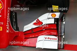 Ferrari F138 front wing. 20.09.2013. Formula 1 World Championship, Rd 13, Singapore Grand Prix, Singapore, Singapore, Practice Day.