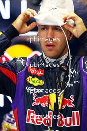 Sebastian Vettel (GER) Red Bull Racing. 20.09.2013. Formula 1 World Championship, Rd 13, Singapore Grand Prix, Singapore, Singapore, Practice Day.