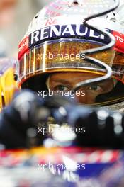 Sebastian Vettel (GER) Red Bull Racing RB9. 20.09.2013. Formula 1 World Championship, Rd 13, Singapore Grand Prix, Singapore, Singapore, Practice Day.