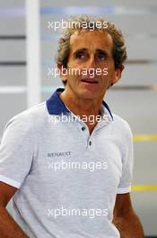 Alain Prost (FRA). 20.09.2013. Formula 1 World Championship, Rd 13, Singapore Grand Prix, Singapore, Singapore, Practice Day.