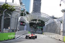 Max Chilton (GBR) Marussia F1 Team MR02. 20.09.2013. Formula 1 World Championship, Rd 13, Singapore Grand Prix, Singapore, Singapore, Practice Day.