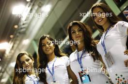 Sahara Force India F1 Team Speed Divas. 20.09.2013. Formula 1 World Championship, Rd 13, Singapore Grand Prix, Singapore, Singapore, Practice Day.