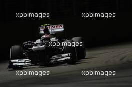 Valtteri Bottas (FIN) Williams FW35. 20.09.2013. Formula 1 World Championship, Rd 13, Singapore Grand Prix, Singapore, Singapore, Practice Day.
