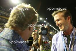 David Beckham (GBR) 22.09.2013. Formula 1 World Championship, Rd 13, Singapore Grand Prix, Singapore, Singapore, Race Day.