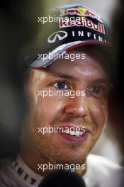 Sebastian Vettel (GER) Red Bull Racing. 22.09.2013. Formula 1 World Championship, Rd 13, Singapore Grand Prix, Singapore, Singapore, Race Day.