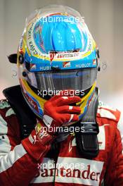 Fernando Alonso (ESP) Ferrari in parc ferme. 22.09.2013. Formula 1 World Championship, Rd 13, Singapore Grand Prix, Singapore, Singapore, Race Day.