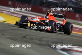 Max Chilton (GBR), Marussia F1 Team  22.09.2013. Formula 1 World Championship, Rd 13, Singapore Grand Prix, Singapore, Singapore, Race Day.