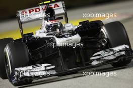 Valtteri Bottas (FIN) Williams FW35. 22.09.2013. Formula 1 World Championship, Rd 13, Singapore Grand Prix, Singapore, Singapore, Race Day.