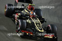 Romain Grosjean (FRA), Lotus F1 Team  22.09.2013. Formula 1 World Championship, Rd 13, Singapore Grand Prix, Singapore, Singapore, Race Day.