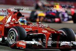 Fernando Alonso (ESP), Scuderia Ferrari  22.09.2013. Formula 1 World Championship, Rd 13, Singapore Grand Prix, Singapore, Singapore, Race Day.