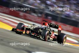 Kimi Raikkonen (FIN), Lotus F1 Team  22.09.2013. Formula 1 World Championship, Rd 13, Singapore Grand Prix, Singapore, Singapore, Race Day.