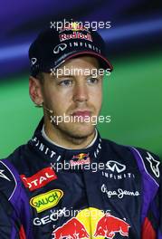 Sebastian Vettel (GER), Red Bull Racing  21.09.2013. Formula 1 World Championship, Rd 13, Singapore Grand Prix, Singapore, Singapore, Qualifying Day.