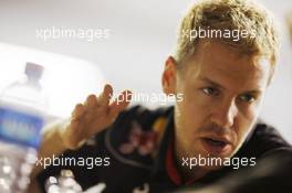 Sebastian Vettel (GER) Red Bull Racing. 21.09.2013. Formula 1 World Championship, Rd 13, Singapore Grand Prix, Singapore, Singapore, Qualifying Day.