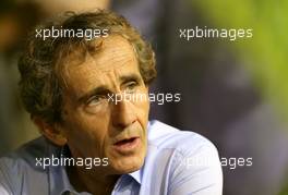 Alain Prost (FRA), Canal+ TV 21.09.2013. Formula 1 World Championship, Rd 13, Singapore Grand Prix, Singapore, Singapore, Qualifying Day.