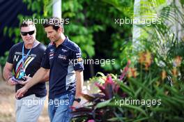 Mark Webber (AUS) Red Bull Racing. 21.09.2013. Formula 1 World Championship, Rd 13, Singapore Grand Prix, Singapore, Singapore, Qualifying Day.