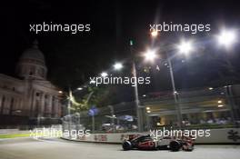 Sergio Perez (MEX) McLaren MP4-28. 21.09.2013. Formula 1 World Championship, Rd 13, Singapore Grand Prix, Singapore, Singapore, Qualifying Day.