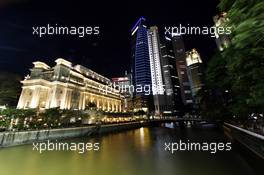 Scenic Singapore skyline. 21.09.2013. Formula 1 World Championship, Rd 13, Singapore Grand Prix, Singapore, Singapore, Qualifying Day.