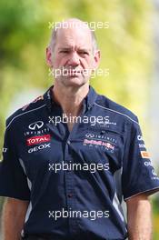 Adrian Newey (GBR) Red Bull Racing Chief Technical Officer. 21.09.2013. Formula 1 World Championship, Rd 13, Singapore Grand Prix, Singapore, Singapore, Qualifying Day.