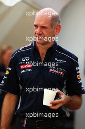 Adrian Newey (GBR) Red Bull Racing Chief Technical Officer. 22.09.2013. Formula 1 World Championship, Rd 13, Singapore Grand Prix, Singapore, Singapore, Race Day.