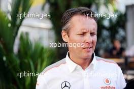 Sam Michael (AUS) McLaren Sporting Director. 22.09.2013. Formula 1 World Championship, Rd 13, Singapore Grand Prix, Singapore, Singapore, Race Day.