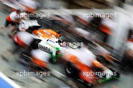 Sahara Force India F1 Team practice pit stops. 19.09.2013. Formula 1 World Championship, Rd 13, Singapore Grand Prix, Singapore, Singapore, Preparation Day.