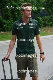 Giedo van der Garde (NLD) Caterham F1 Team. 19.09.2013. Formula 1 World Championship, Rd 13, Singapore Grand Prix, Singapore, Singapore, Preparation Day.